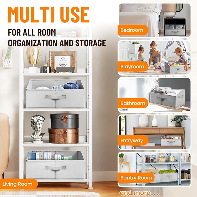 Extra Large Closet Organizers Bins 4 Pack - Image 5