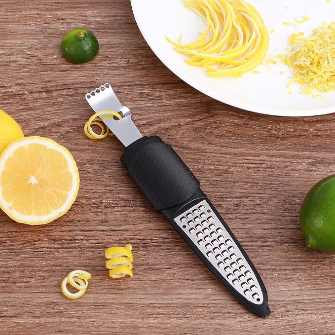Pisol Zester, Lemon Citrus Orange Zester and Grater Tool, Cheese Grater & - Image 5