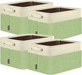 BALEINE 4 Pack Fabric Closet Storage Bins by BALEINE