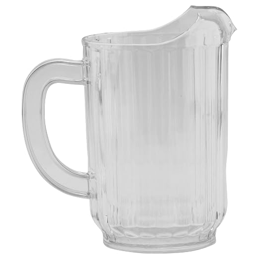 G.E.T. P-3032-1-CL-EC BPA-Free Break-Resistant Restaurant Style Plastic Pitcher by Unknown