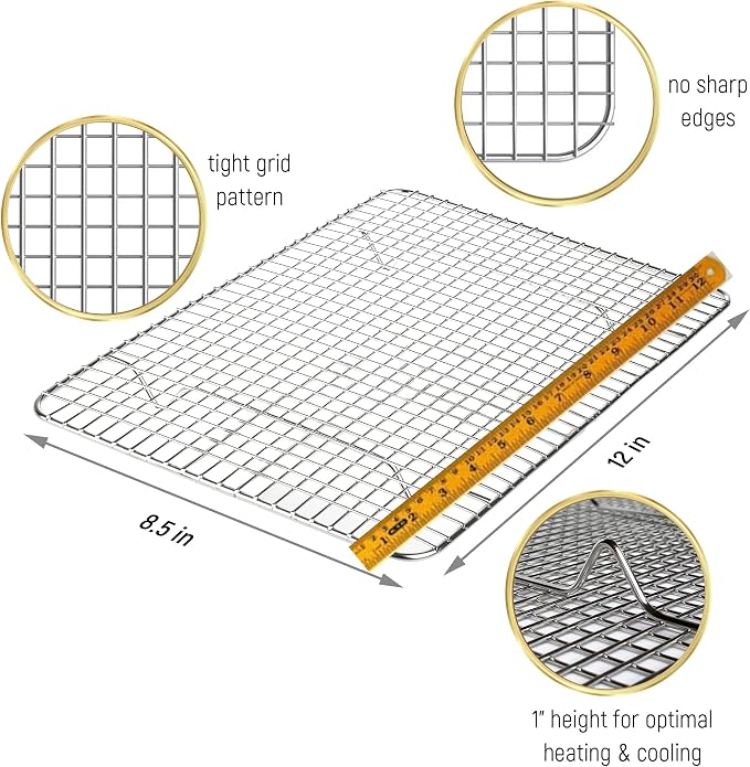 KITCHENATICS Small Quarter Sheet Cooling Rack - Image 2