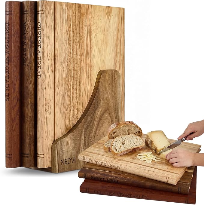 NEDVI Book Cutting Board Set by NEDVI