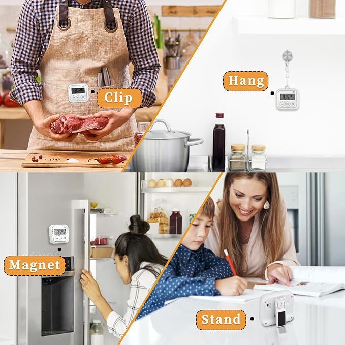 Timer, Kitchen Timers for Cooking Classroom Timer for Kids Teachers Digital - Image 3