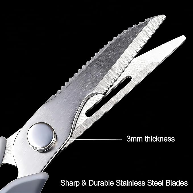 Kitchen Scissors for Food Heavy Duty, All Purpose Kitchen Shears that Come - Image 2