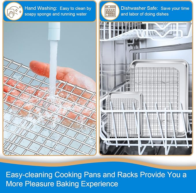 P&P CHEF 12.5 + 9 Inch Toaster Oven Pan - Image 5