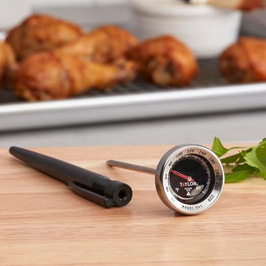 Taylor Pro Series Analog Instant Read Thermometer, Temperature Monitoring: 120F - Image 7