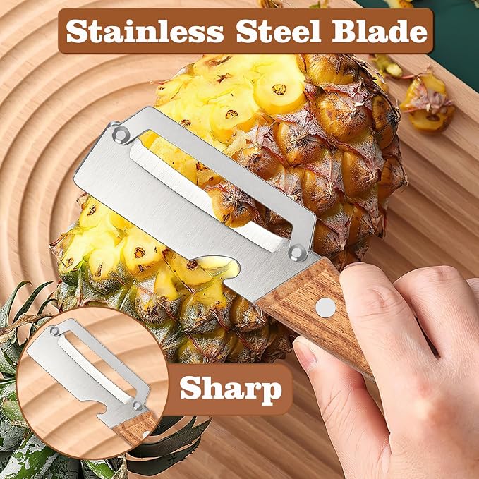 2 Pcs Multifunctional Vegetable Peeler, Stainless Steel Blade Peeler - Image 5
