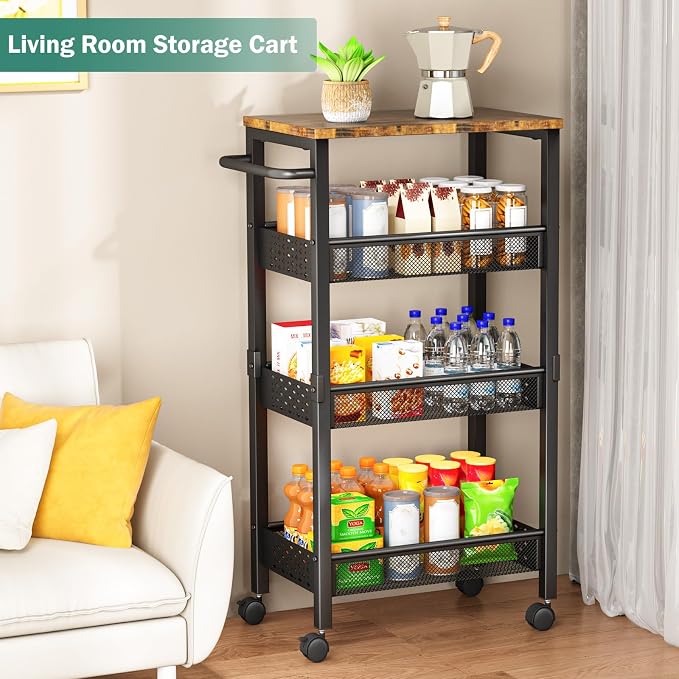 Vivihomety Utility Slim Storage Cart - Image 6