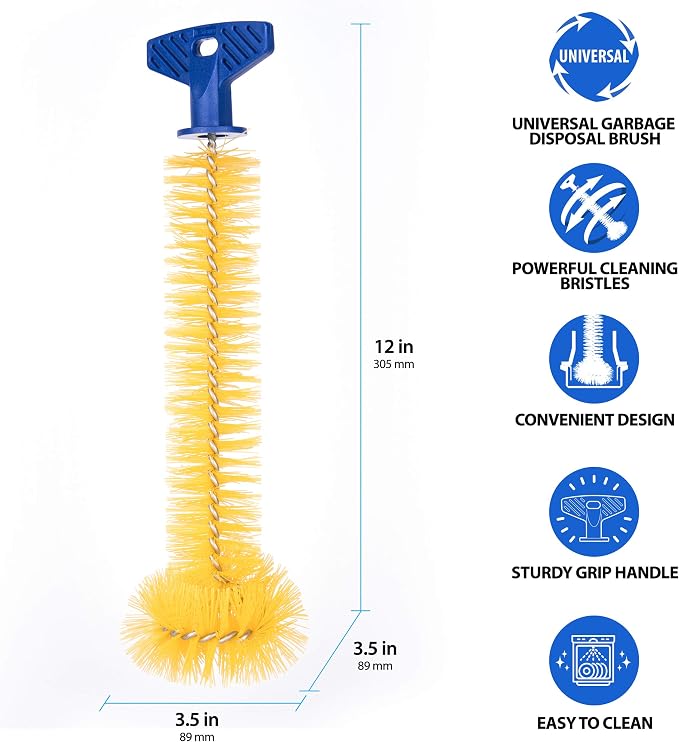 Mr. Scrappy Universal Garbage Disposal Brush, Sturdy Grip Handle - Image 2