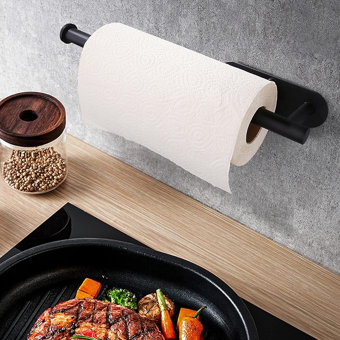 Paper Towel Holders-Blcak, Paper Towels Rolls - Image 2