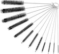Straw Cleaner Brushes Sets, 12 Pieces 8.2 Inch Botthle Cleaning Brush and Nylon by Ixiaoyoo