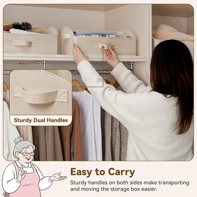 GRANNY SAYS Closet Shelf Baskets, Storage - Image 6
