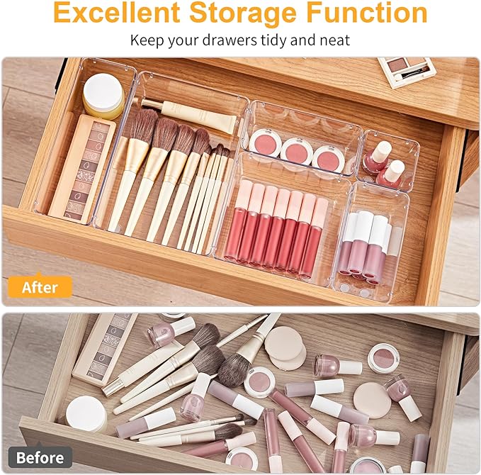 SMARTAKE 22-Piece Drawer Organizer - Image 4