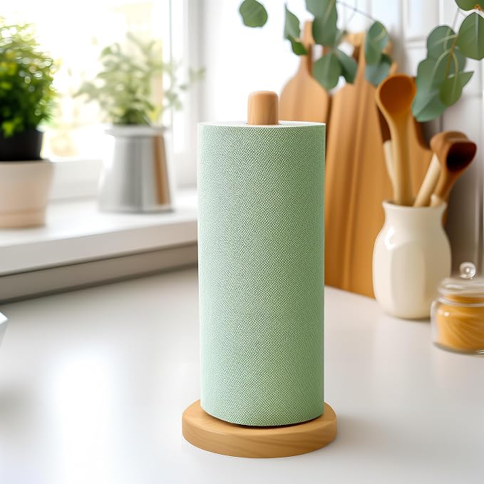 KitchLife Wooden Paper Towel Holder Countertop - Image 5