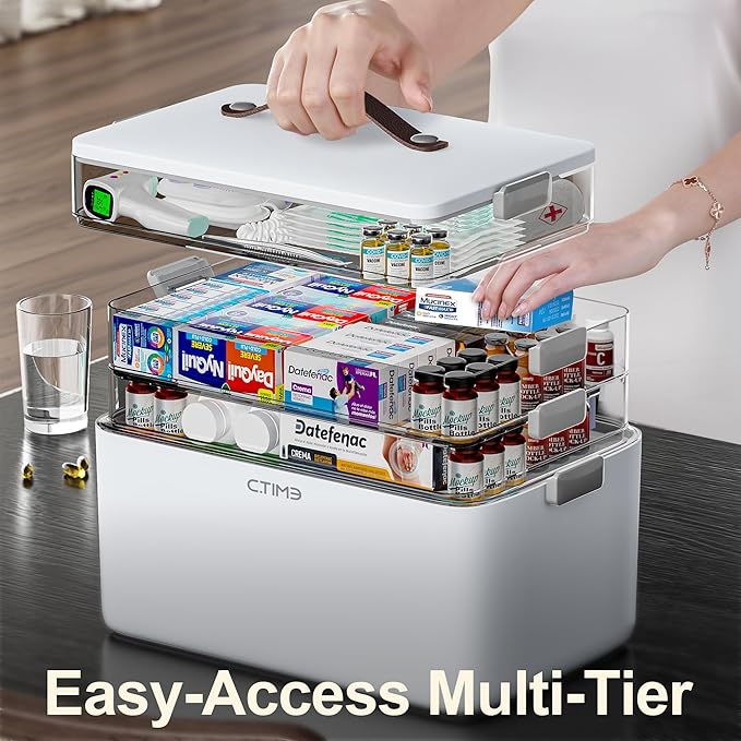 CTIME 4-Tier XL Medicine Organizer - Image 3