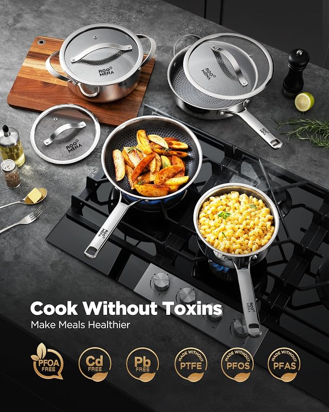 Roomena Frying Pans Nonstick - Image 9