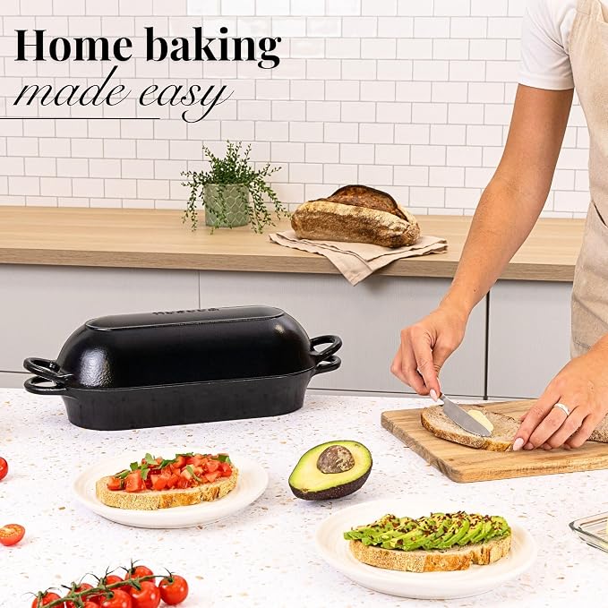 Enamelled Cast Iron Bread Loaf Pot – Dutch Oven - Image 8
