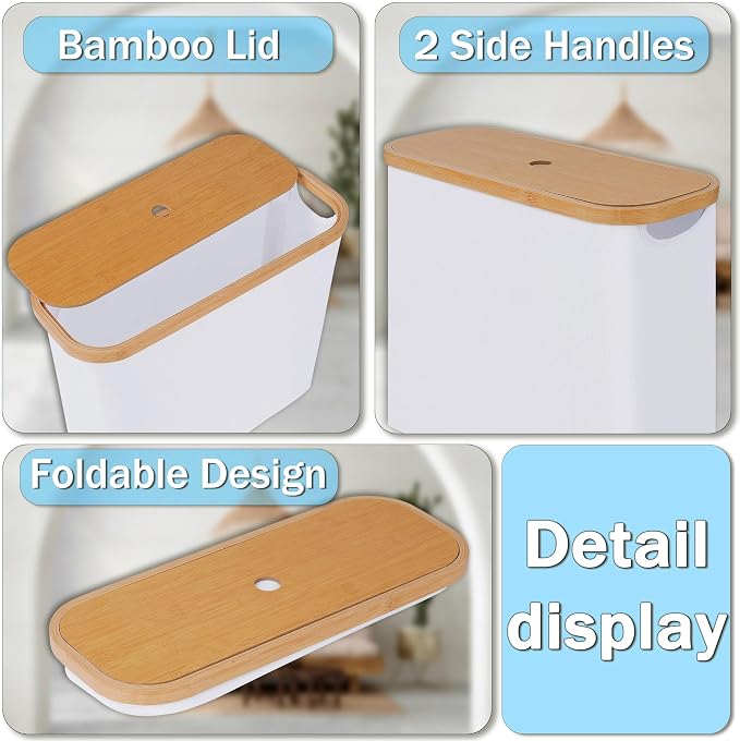efluky Toilet Paper Storage, Toilet Paper Basket - Image 3