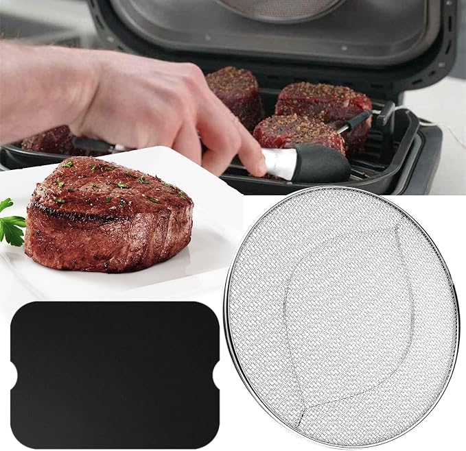 Replacement Splatter Shield and 3PCS Grill Mat - Image 7