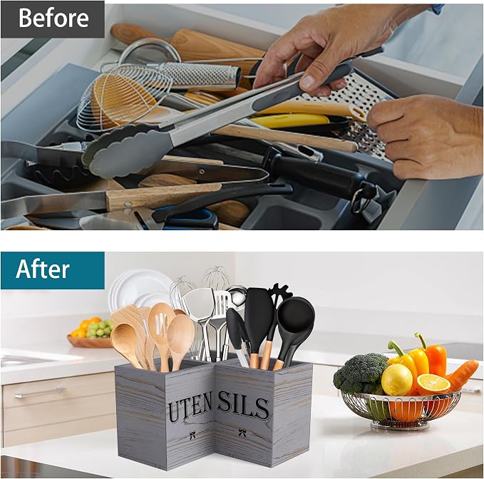 Suli Extra Large Kitchen Utensils Holder - Image 3