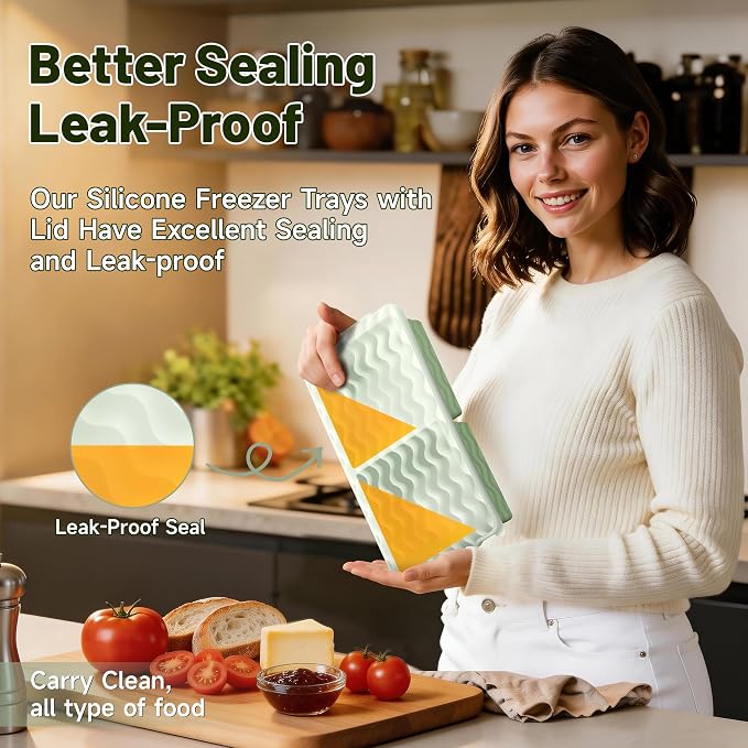 3-Pack Silicone Freezer Trays - Image 3
