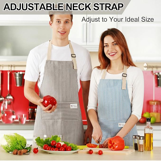 Janmercy 24 Pcs Aprons for Women Men - Image 4