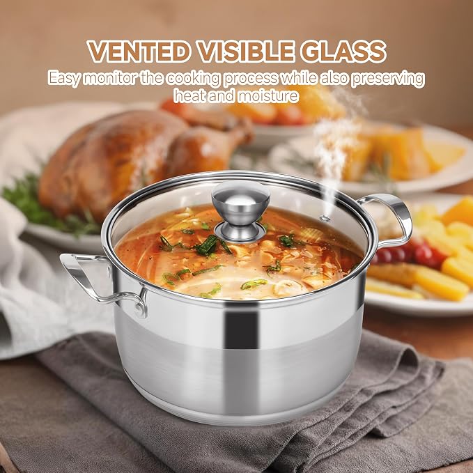 Ohtomber Stainless Steel Stock Pot - Image 6