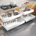 Seinloes 4 Pack Expandable Width Pull Out Cabinet Organizer 21" Deep by Seinloes