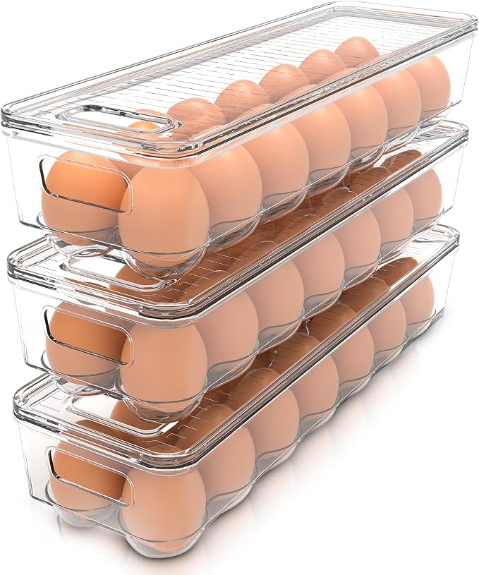 Utopia Home Egg Container With Lid and Handle by UTOPIAHOME