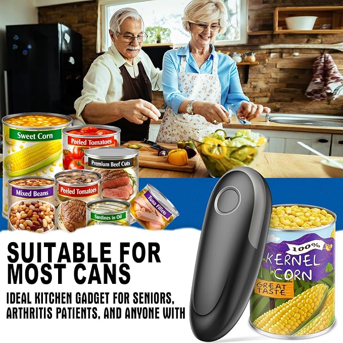 Electric Can Opener, One-Touch Automatic Can Opener - Image 6