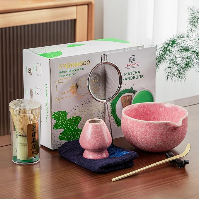 TEANAGOO Matcha Whisk Set, Ceremony Matcha Kit, Matcha Tea Set - Image 6