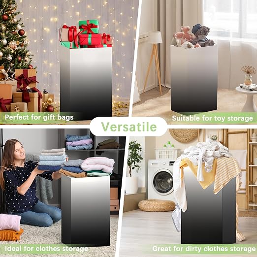 4 Pack Extra Large Disposable Trash Cans, Reusable Portable Garbage Can - Image 6