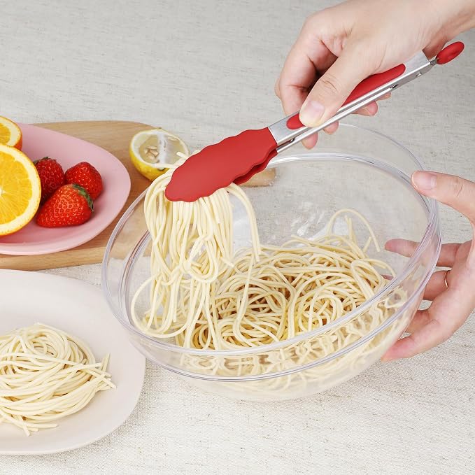 Hotec Mini Silicone Kitchen Tongs - Image 4