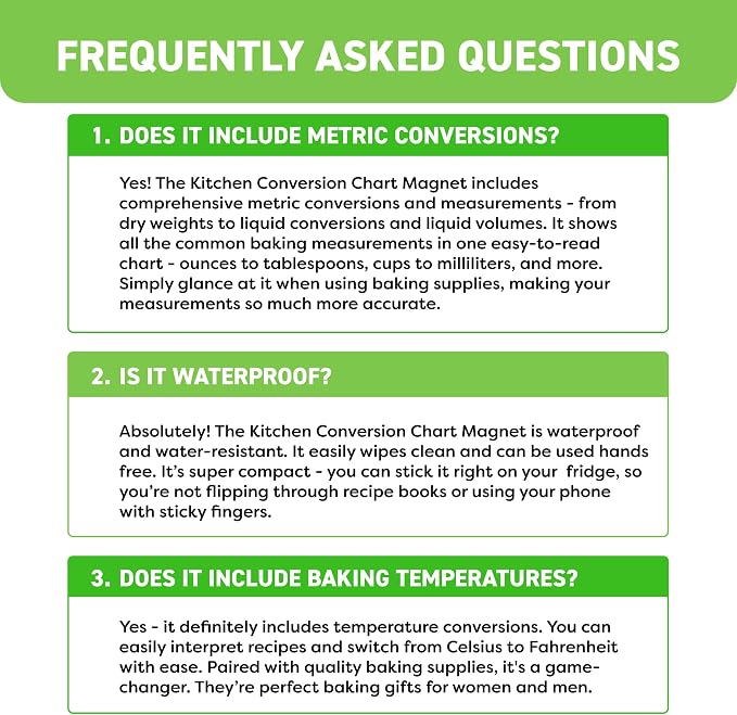 Kitchen Conversion Chart Magnet - Image 9