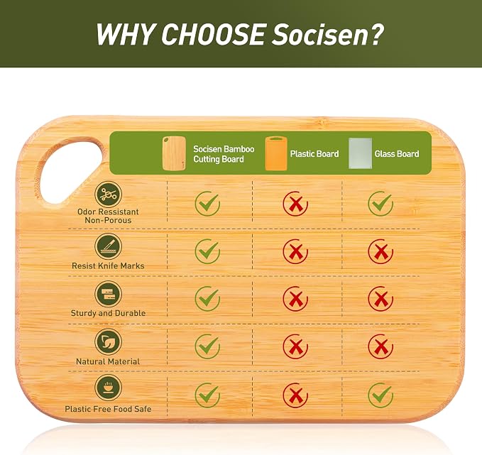 2 Pack Small Bamboo Wood Cutting Board - Image 8