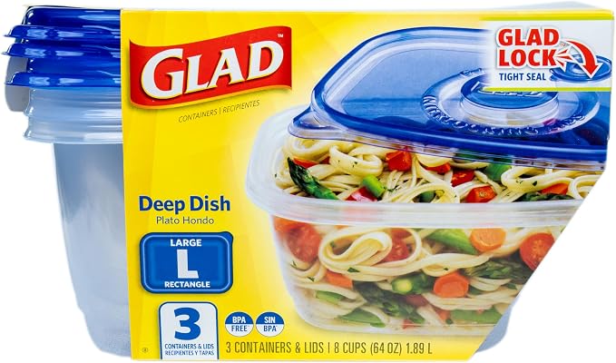 Glad GladWare Deep Dish Food Storage Containers - Image 2