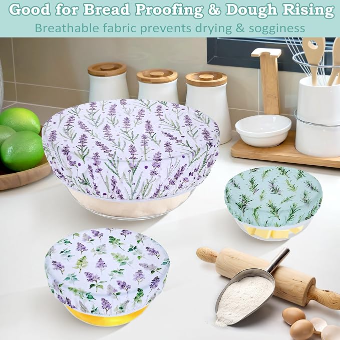 5-Size Reusable Beeswax Bowl Covers - Image 4
