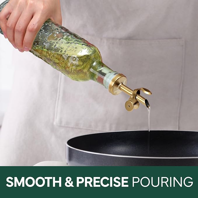 COOK WITH COLOR Glass Olive Oil Bottle Dispenser - Image 5