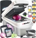 Mueller Pro-Series 10-in-1, 8 Blade Stainless Steel Multi Vegetable Chopper And by Mueller