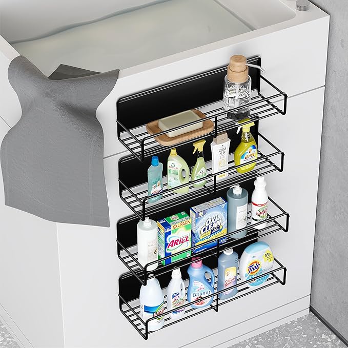 Mystozer 4 Pack Magnetic Spice Rack - Image 6