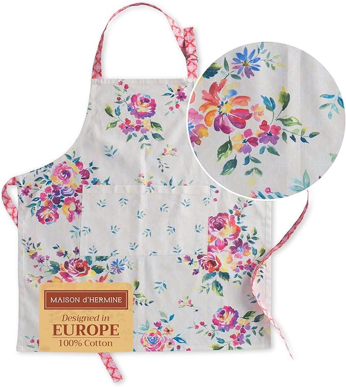 Maison d' Hermine 100% Cotton Apron by MaisondHermine