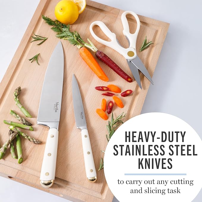Martha Stewart Knife Block Set 16-Piece - Image 4