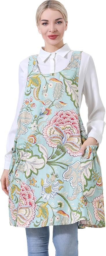 Cozy Adjustable Cross Back Aprons by APRONNER