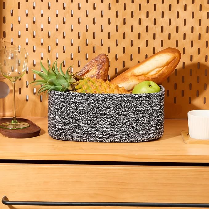 MiniArk Small Storage Baskets for Organizing | Closet Organizer Bins | Shelf - Image 5