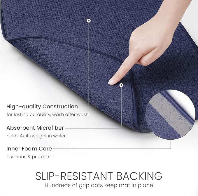 Bellemain XL Dish Mat Microfiber Dish Drying Mat, Super absorbent - Image 4