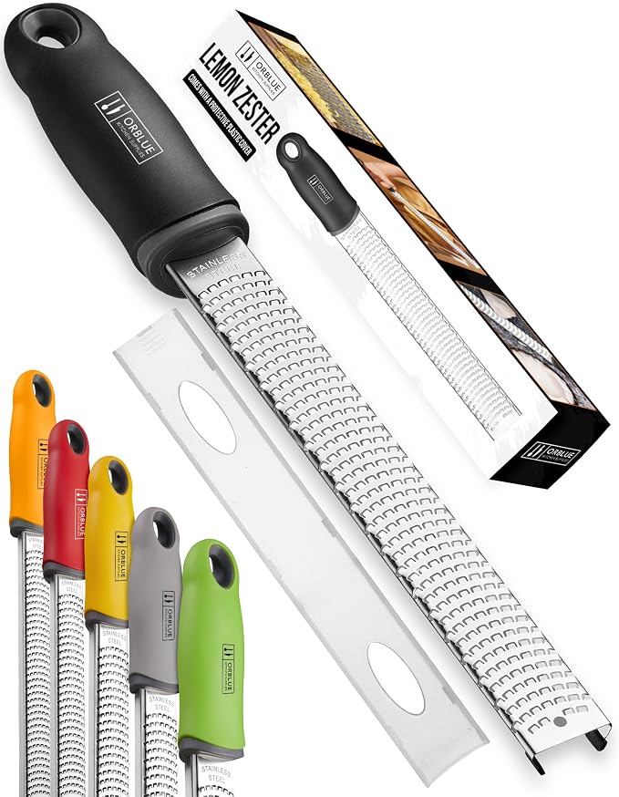 Orblue Lemon Zester & Cheese Grater by Orblue