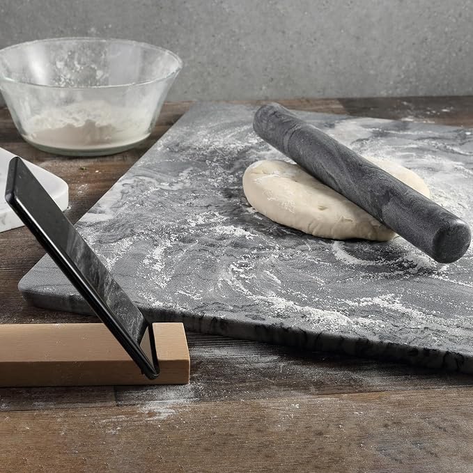 Koville African Natural Marble French Rolling Pin, 12inch Non-Stick Rolling Pin - Image 7
