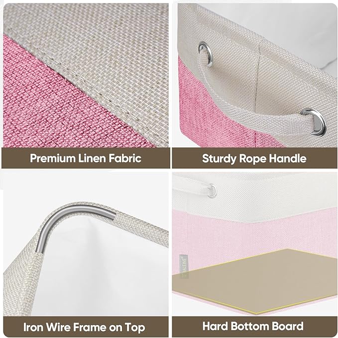 BALEINE 2 Pack Fabric Closet Storage Bins - Image 9