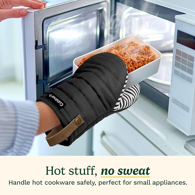Cuisinart Mini Oven Mitts – 5.5” x 8” Heat-Resistant Kitchen Mitts - Image 2