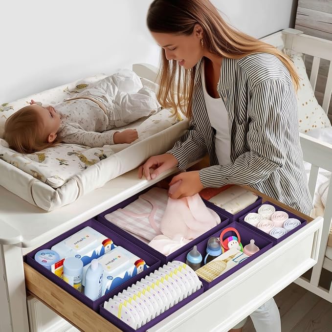 DIMJ Drawer Organizer Clothes - Image 2